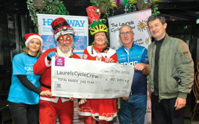 The Laurels Cycle Crew raises over €40k with Santa Cycle in support for Headway Ireland
